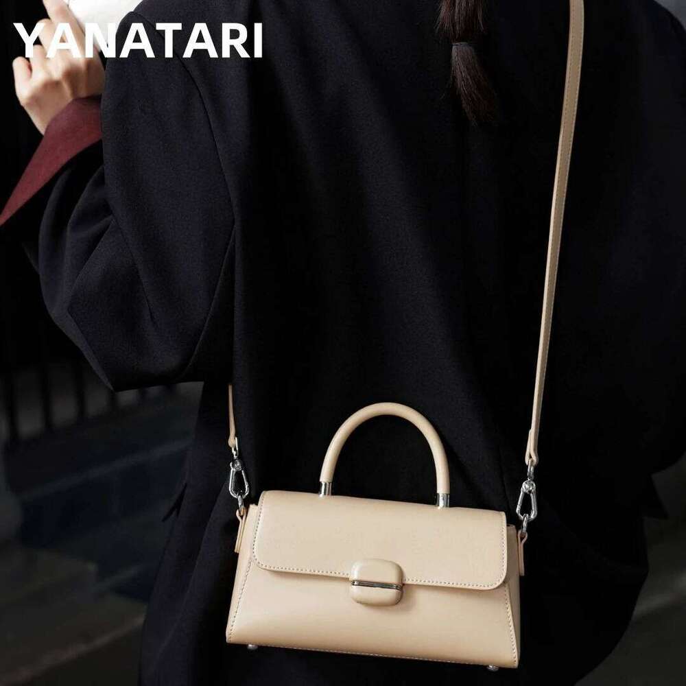 YANATARI Genuine Woman Shoulder Handbags Ladies Crossbody Bags Designer Minimalism Bag Cattle Leather 250806
