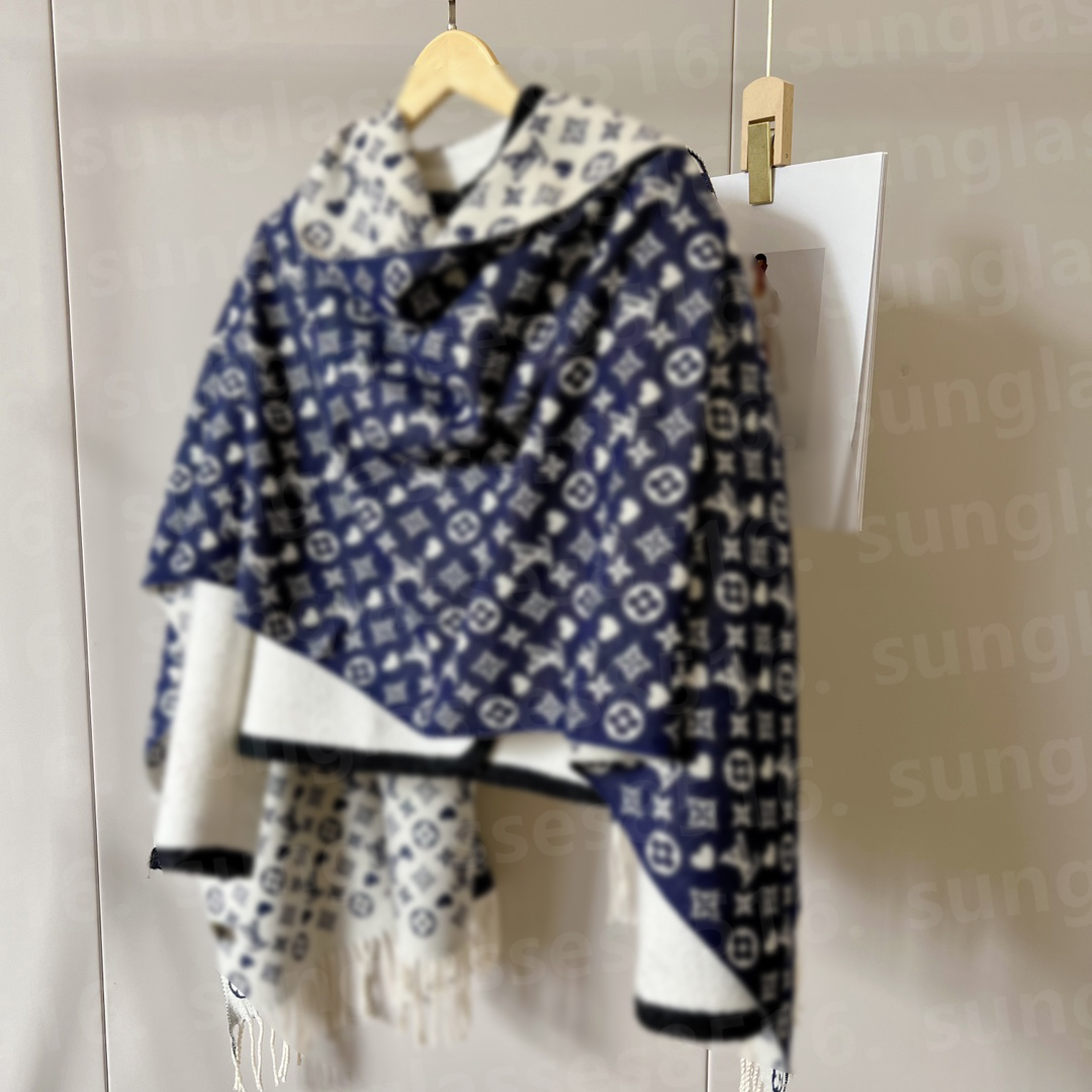 Luxury designer scarf for women classic brand size 180*60cm cashmere scarves Winter women fashion large letter cape long scarves