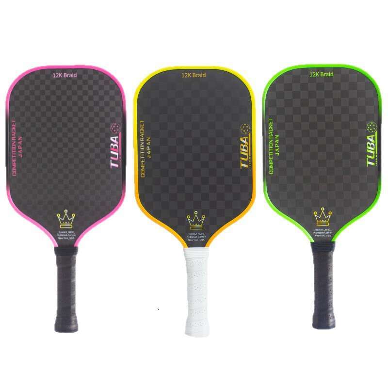 Carbon Fiber High-End Texture Matte Pickleball Racket Tennis Recreational Carbon Racket