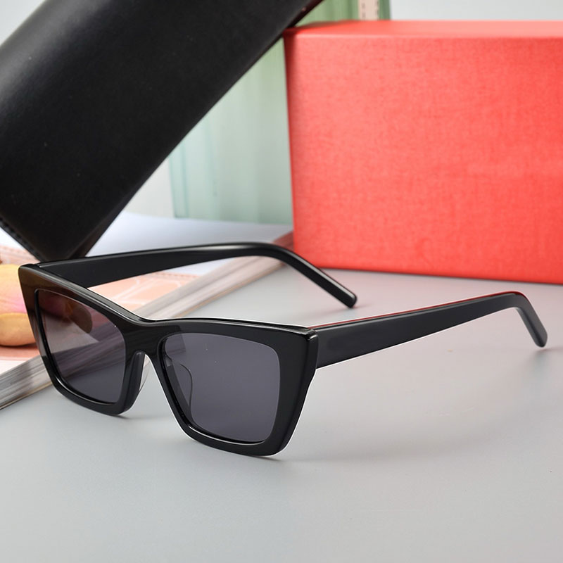 Sunglasses cat eye frames SL276 Designer nylon lenses Acetate glasses fashion Womens vacation sunglasses UV400 protective