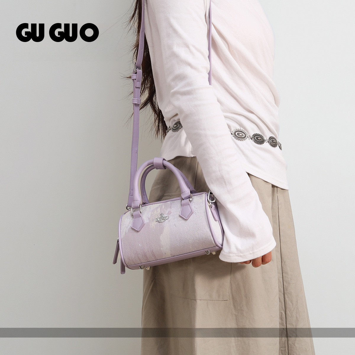 Free Shipping New Designer Bag High-quality Women's Bag Cross-border Niche Boston Bag Simple Gradient Color Foreign Trade Shoulder Bag