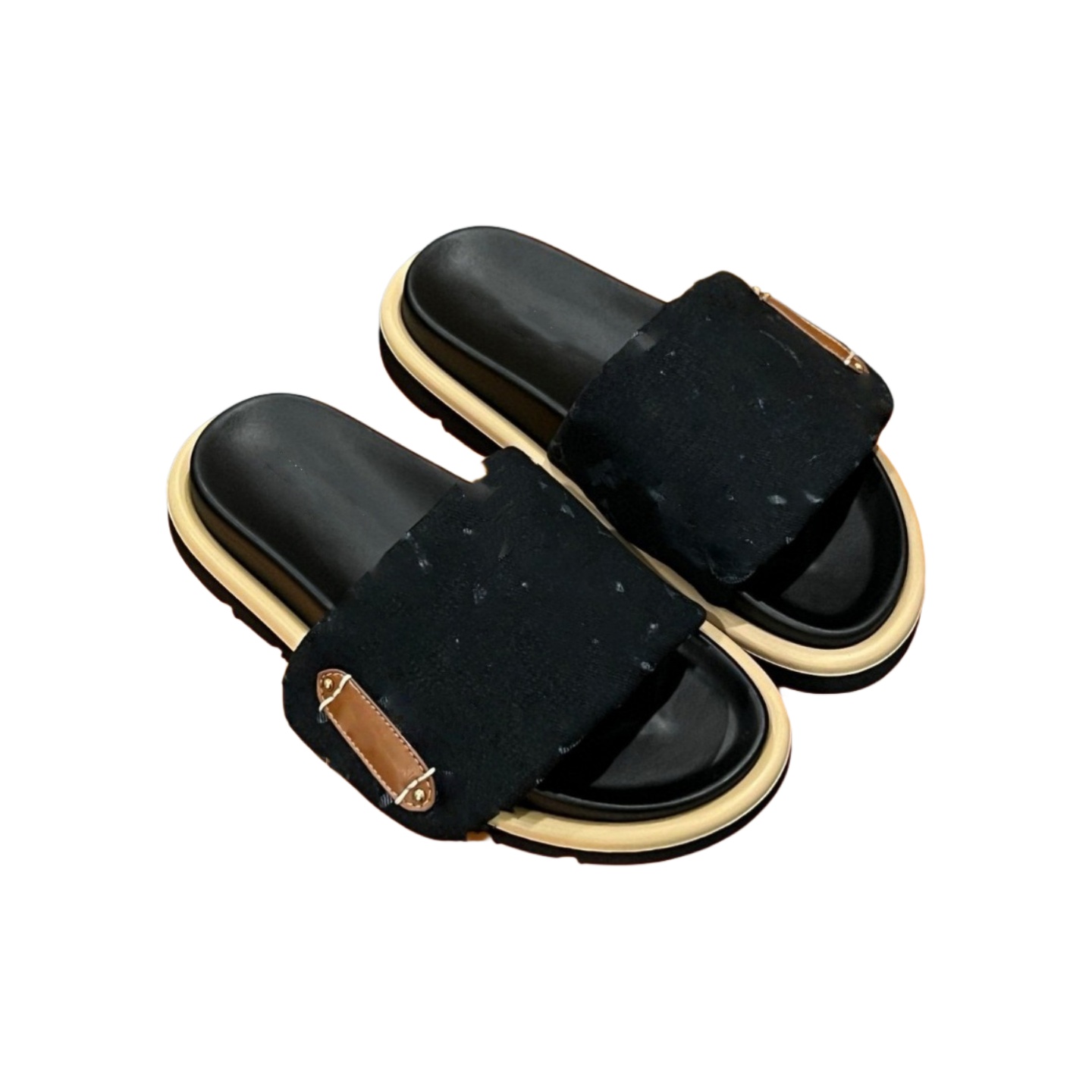 Luxury designer summer sandals slippers slider genuine leather couple slippers mens shoes womens shoes new summer sandals outdoor beach shoes Sizes