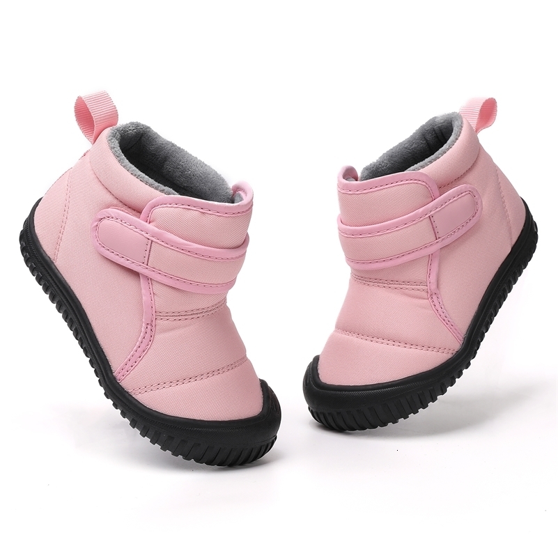 2024 Kids Snow Boots Girls Ankle Winter Boots Warm Plush Boys Fur Shoes Children Platform Boots Size 2028250828