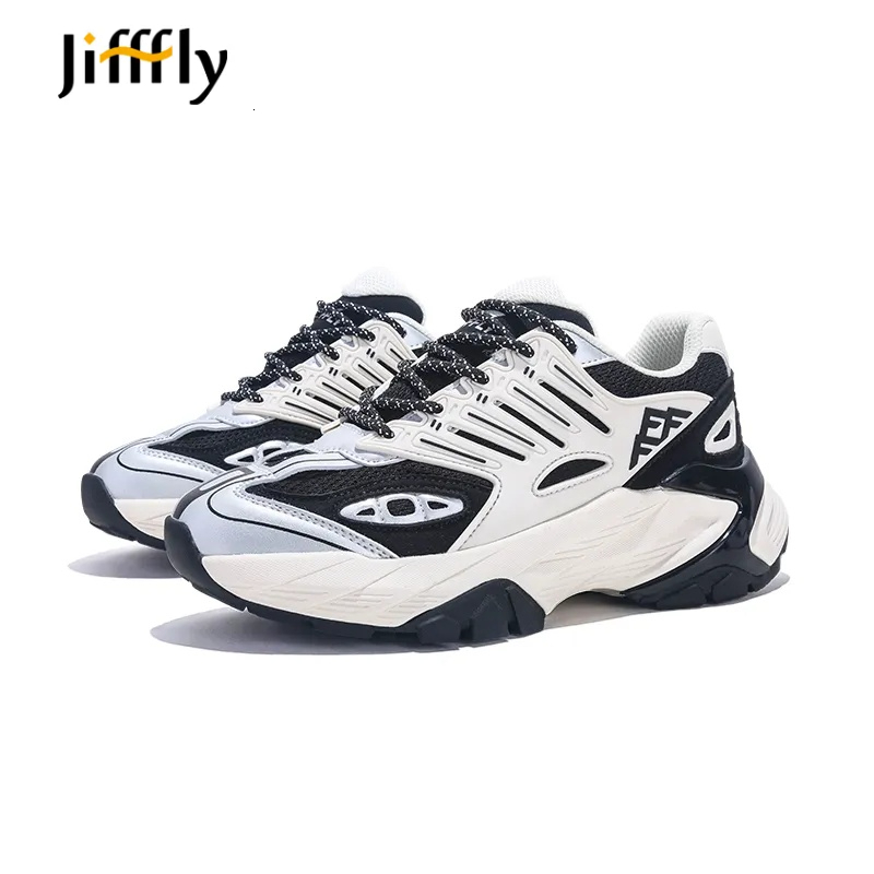 Jifffly Womens And Mens Bread Shoes, Closed-Toe Mesh Sneakers - Thick-Soled, Anti-Slip Rubber Outsole, Breathable Lace-Up Patchwork Athletic Leisure