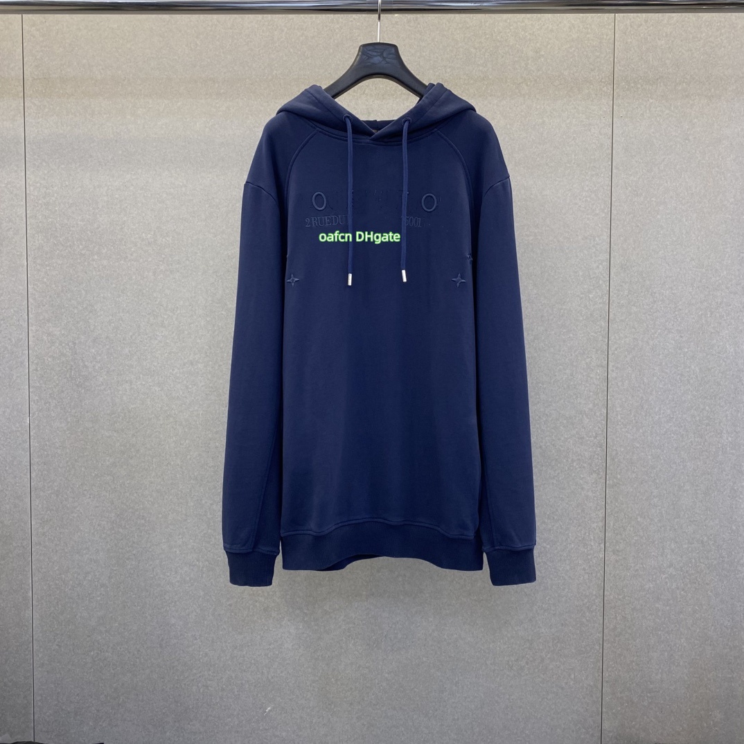 Designer Hoodie Men Sweatshirts Long sleeved sweater Men&#039;s Hoodies Sportswear Colorful Pattern Clothing Hollow embroidery craft pattern hood-image-942355480