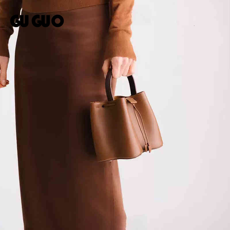Free Shipping New Designer Bag Women's Bag 2025 New Fashion Elegant Turkish Pleated Drawstring Bucket Bag Handbag Shoulder Crossbody Bag