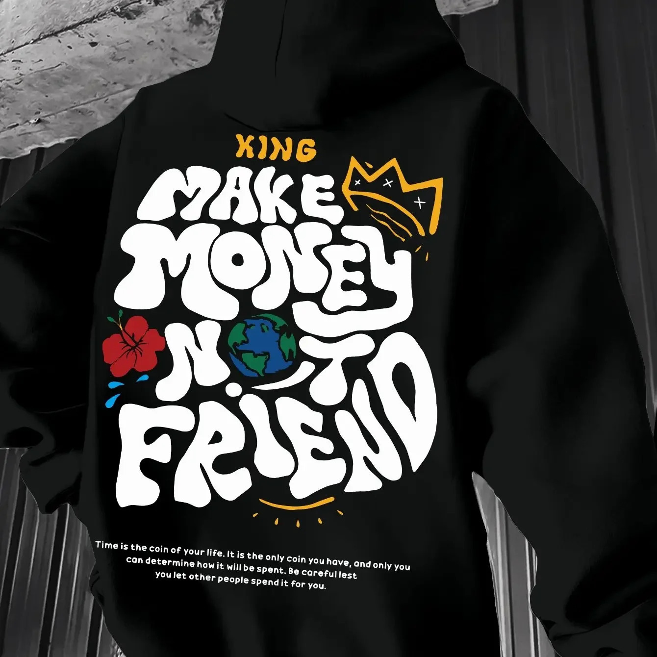 2025 Mens Casual Hoodie Spring/Autumn Fashion Geometric Pattern Knit Fabric Regular Fit Polyester Stretchy Crew Neck 250828