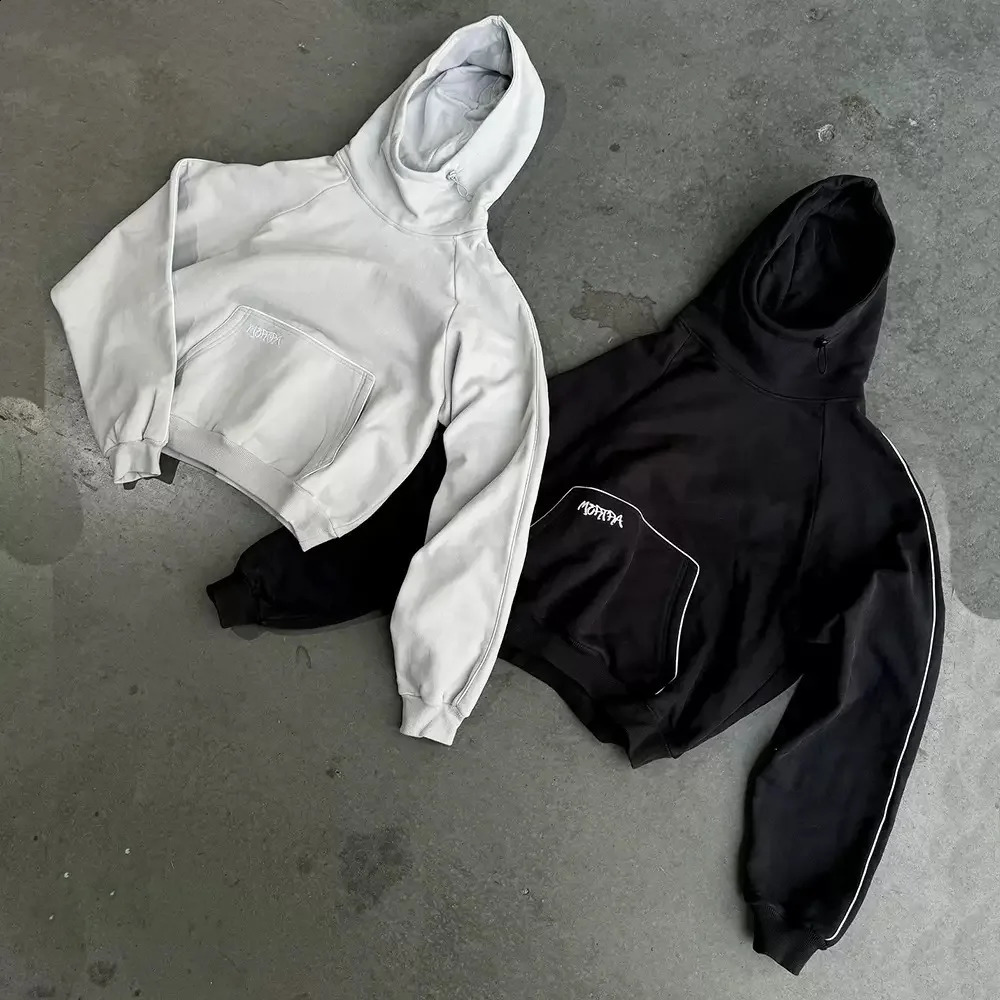 European Gothic Fashion Street suit men casual street sports sweater and casual pants suit hiphop trend embroidered sweatshirt 250828
