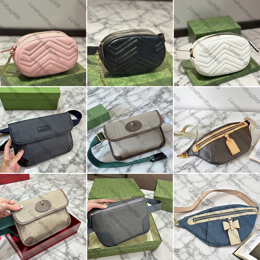 Men Bumbag Designer belt bag Luxury Waist Bag Women Leather denim bum bag