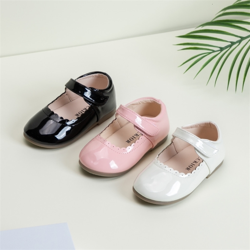 Girls Soft Bottom Multicolor Leather Spring Autumn Baby Girl Bright Color Leather England Style Breathable Princess Shoes250828