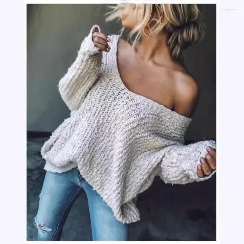 Women's Sweaters 2025 Fashion Solid Color Top Female Hoodie With Hat Coat Knitted Sweater Clothing