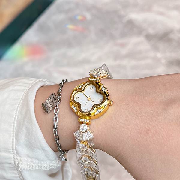women watch dial mineral crystal mirror never scratched counter quality T0P classic style crystal fashion exquisite gift with box 019