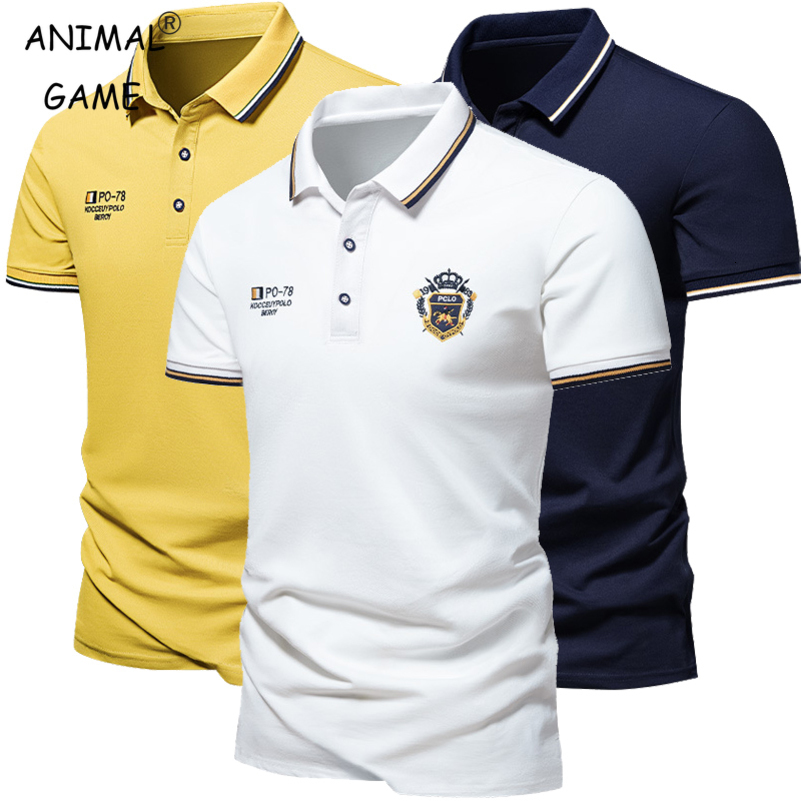 Mens ed Polo Shirts Summer Short Sleeve Shirt y Top Casual Lapel Tshirt Breathable Lightweight T Homme 250828