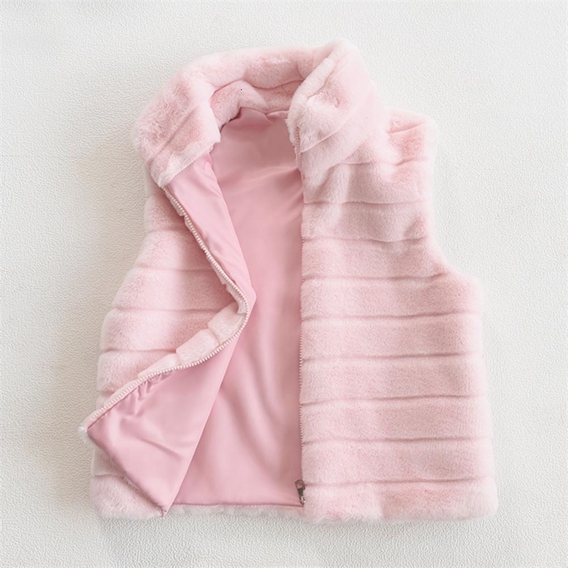 Autumn Vest for Women Fox Fur Sleeveless Coat Winter Warm Faux Fur Vest Jacket Female Fake Fur Waistcoat Women Outwear 250828