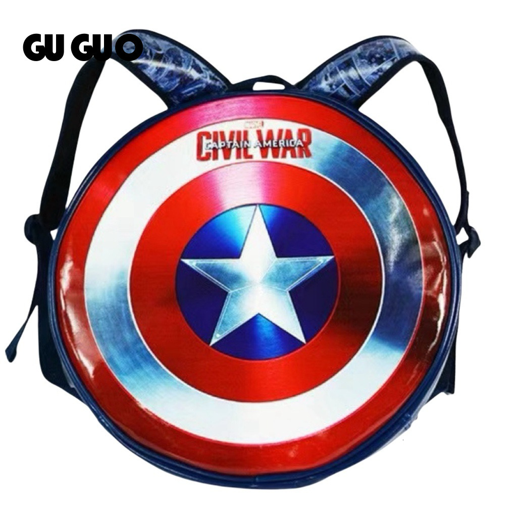 Free Shipping New Designer Bag New Style Backpack For Women Korean Version Trendy Five-pointed Star Shield Backpack Parent-child Double Shoulder Sch