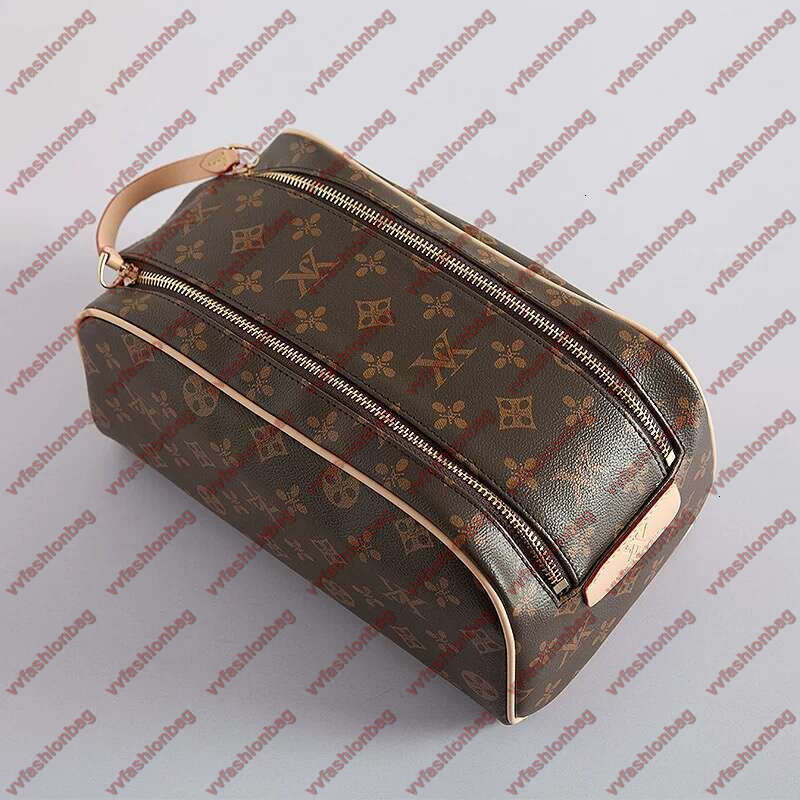 high quality Classic designer Double zipper men travelling toilet bag designer women wash large capacity cosmetic bags toiletry Pouch makeup bags pu