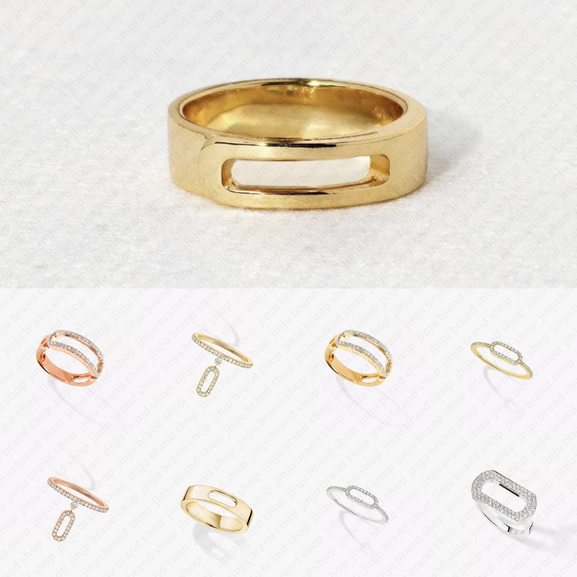 2025 New Style jewelry fashion wedding rings luxury jewelry women simple and individual diamond rings for women fashion slidable diamond woman engag