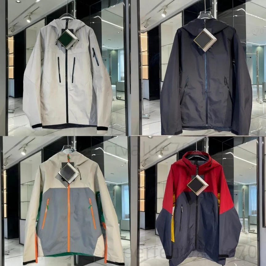 Men Jacket windbreaker jacket Three Layer Outdoor zipper jackets Waterproof warm Jackets For sports Men Women SV/LT Male GORETEXPRO Casual Lightweig