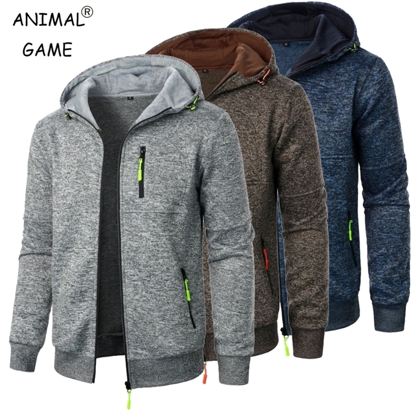 Streetwear Mens Long Sleeve Sweatshirts for Men Zipper Hooded Oversize Winter Warm Jacket Coat Outdoor Tracksuit Men250828