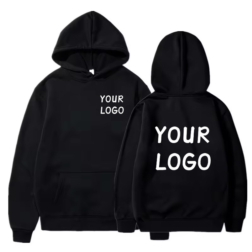 DIY Custom Your Men Women Casual Hoodie Top Solid Color Pullover Street Personality Sweatshirt Custom Gifts250828