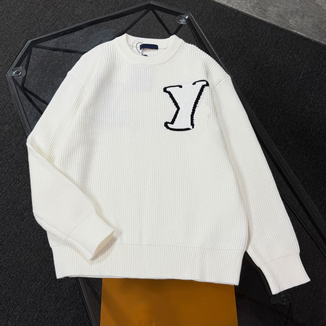 Designer hoodie warm sweaters, long-sleeved knitted shirts, colorful round prints, stylists, neck tops, winter men's clothing