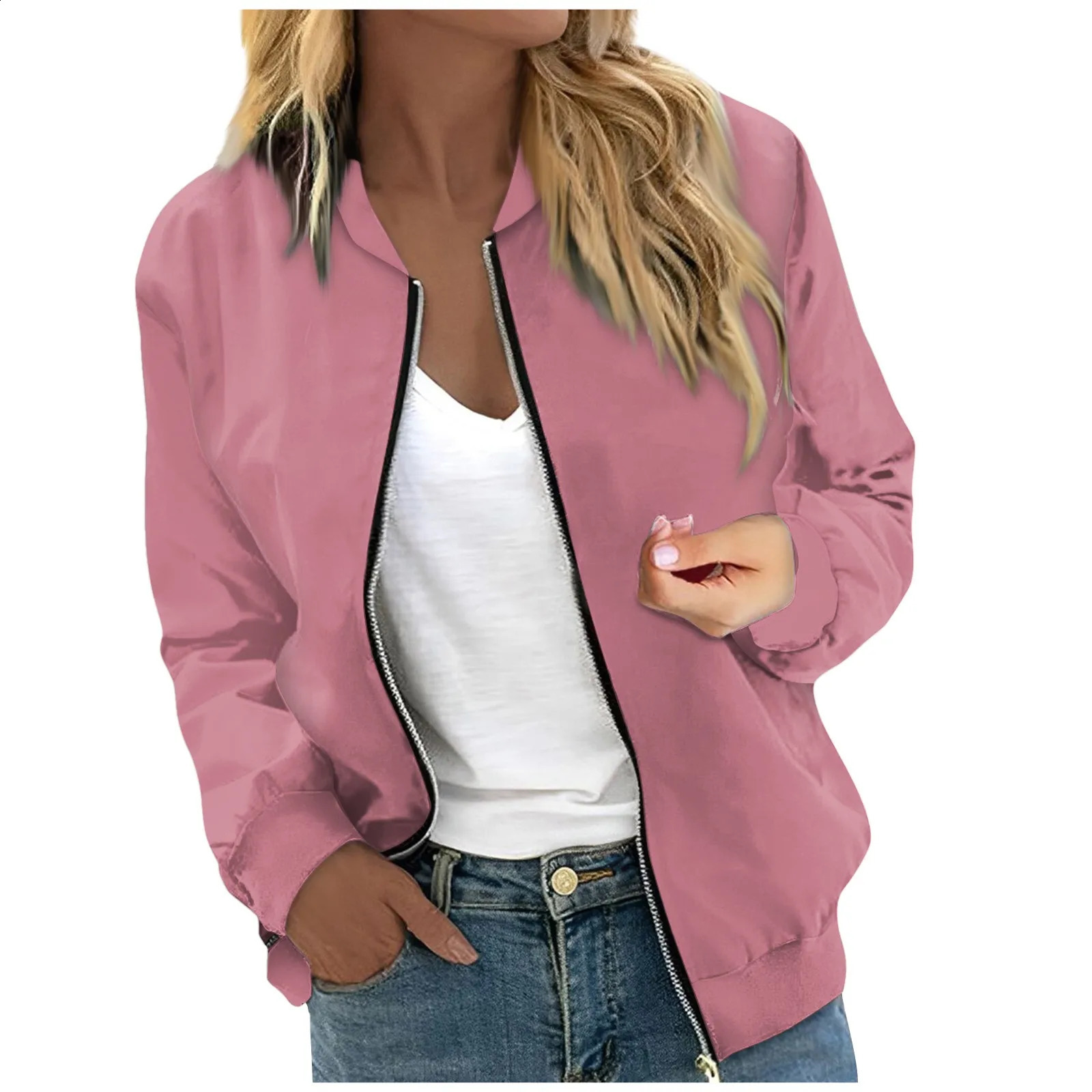 WomenS Outerwear Print Long Sleeve Casual Zipper Tops Cardigan Shirt Slim Coat For Women WomenS HighQuality Outerwear250828