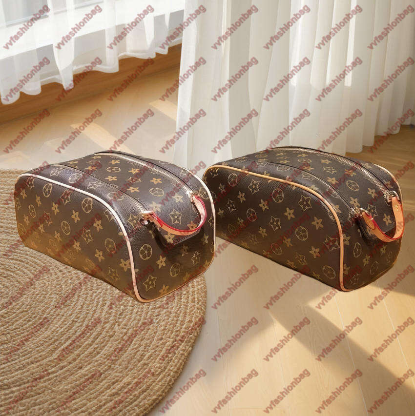 Luxe tas voor heren en dames klassieke ontwerper dubbele ritsjaren Mannen reizen Toiletzak Designer Women wassen grote capaciteit cosmetische tassen