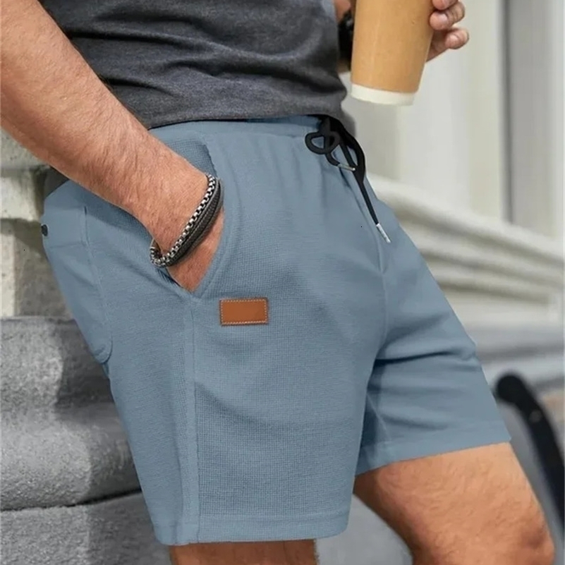2024 Summer Solid Color outdoors sport Shorts breathable loose Fitness training short pants Mens sweatpants yy250828