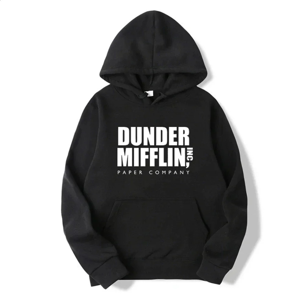 2025 The Office Dunder Mufflin INC Paper Hoodie Dwight Schrute Sweatshirt Men Women Hoodies Casual Pullover Hooded Sweater 250828