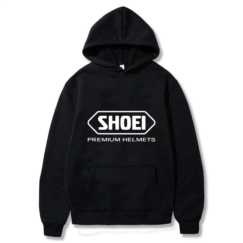 Helmet Printed Long Sleeved Hoodie Motorcycle Culture Autumn and Winter Hoodie Men Highquality Clothing Casual Long Sleeved Top 250828