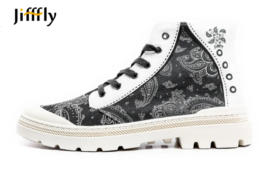 Jifffly Brand Designer Canvas Shoes, Traditional Chinese Martin Boots Winter Wool Couple Shoes Korean Version Trendy Shoes Versatile Casual Sports S