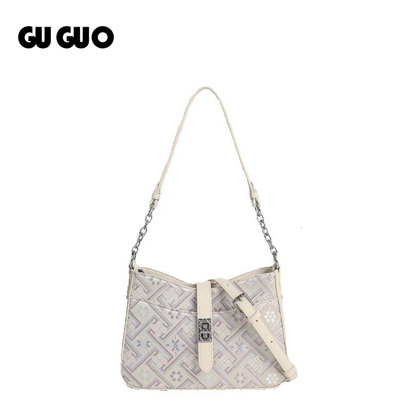Free Shipping New Designer Bag 2025 Chinese Style Intangible Cultural Heritage Brocade Crossbody Bag For Women Commuting Large Capacity Shoulder Und