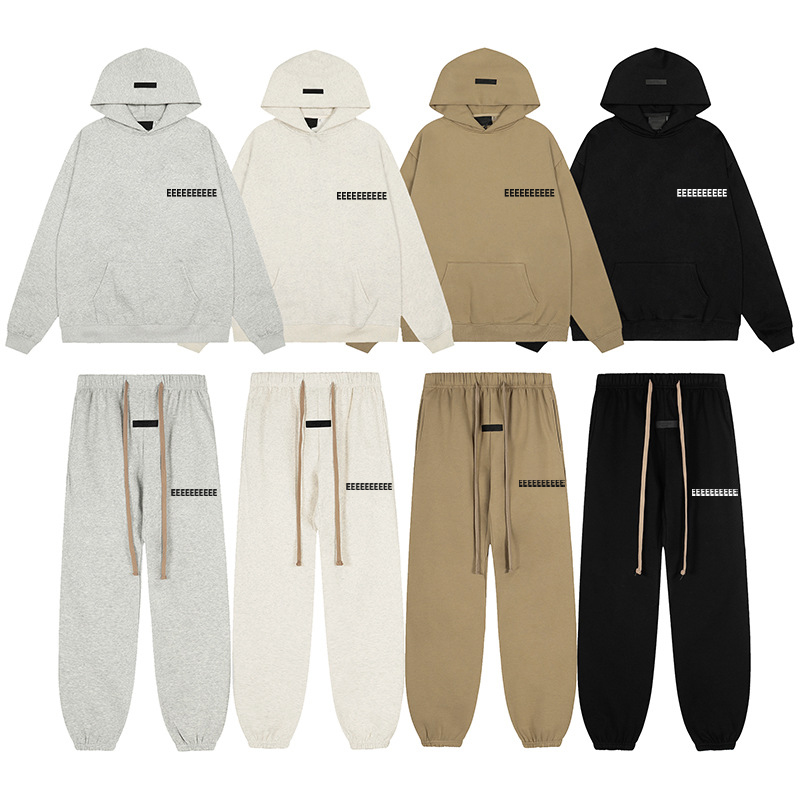 Men's Designer Hoodies Suit High End Street Sports Pants Set Fashion Fleece for Autumn Winter Jogging Pullover Women Sweatpants Casual Clothing
