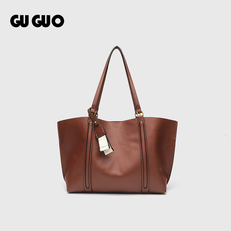 Free Shipping New Designer Bag Korean Niche Bags For Women 2025 New Trendy Retro Handbag Commuter Bag Simple Large Capacity Shoulder Bag