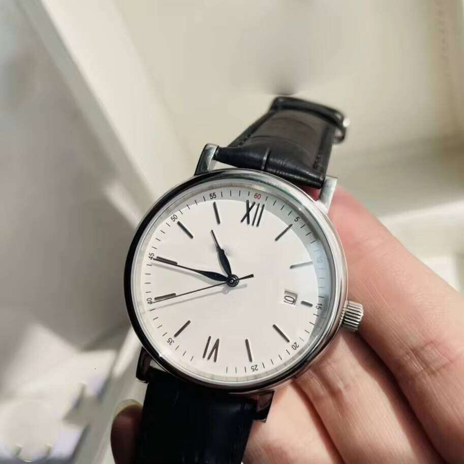 Elegant Large Dial Automatic Watch Stainless Steel Case Marine Inspired Design Sapphire Crystal