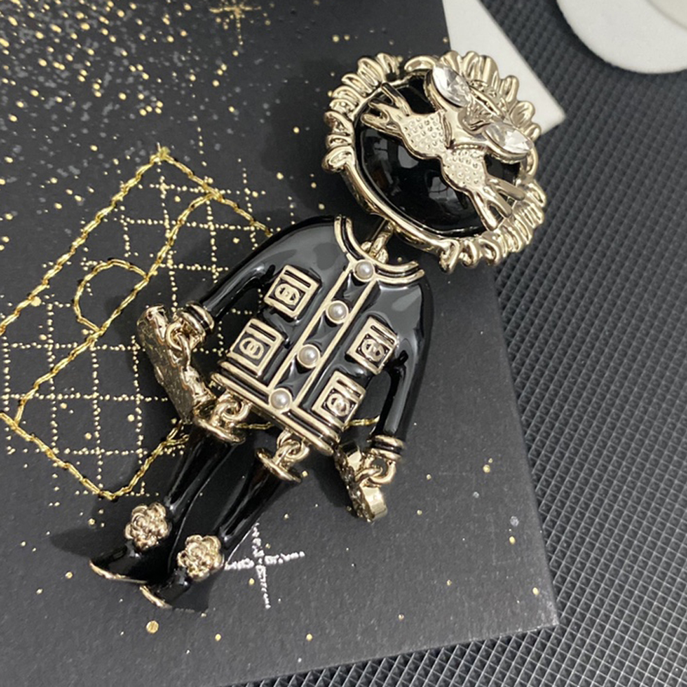 Simple Designer Pins Brooches Women inlay Crystal Flower Never Fading Brass Copper Sweater Cape Buckle Brooch Suit Pin Wedding Party Jewerlry Acc-image-894828756