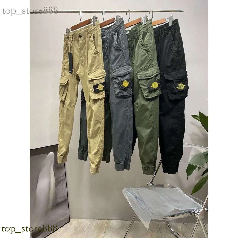 Pants Designer Mens Jogger Sportswear Badge Stone Outdoors Versatile Climbing Hiking Waterproof Breathable Trouser Vintage Cargos Sweatpants 755 Z26