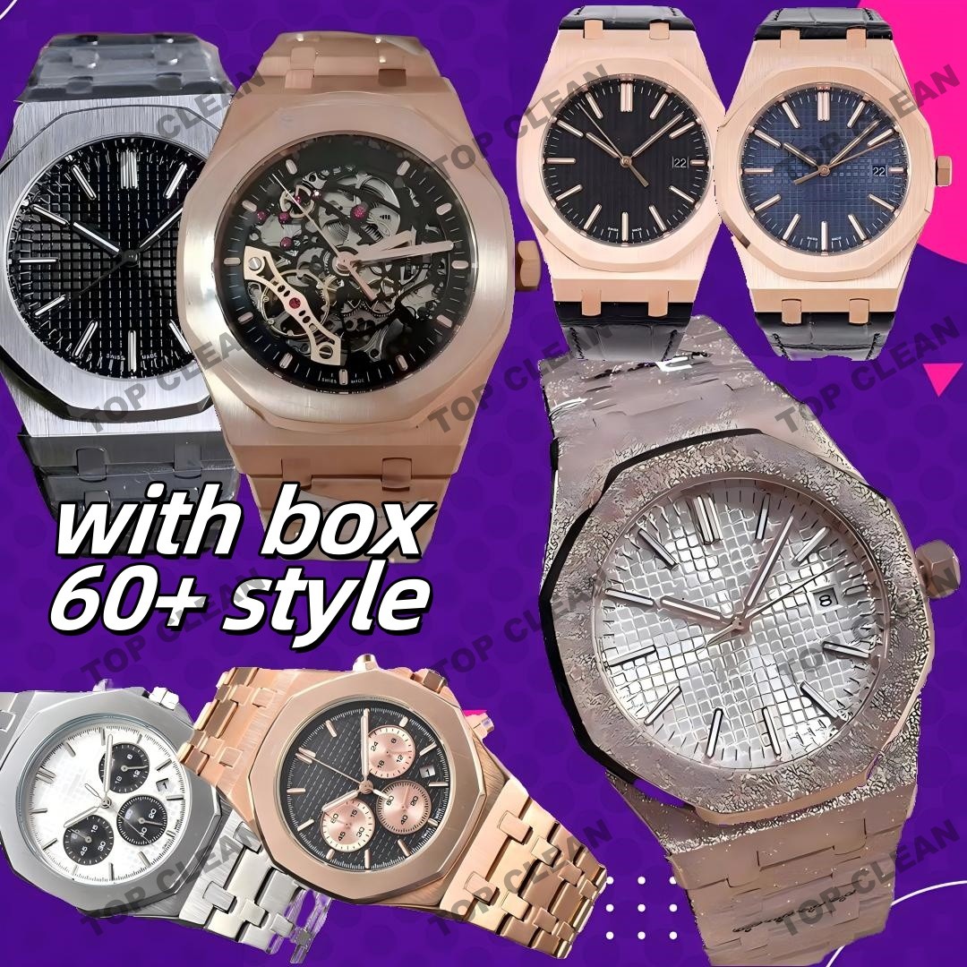 41MM 34mm Mens watch skeleton watch women designer watches high quality luminous dial waterproof Automatic Mechanical Montre Relojes 15400ST-image-976323082