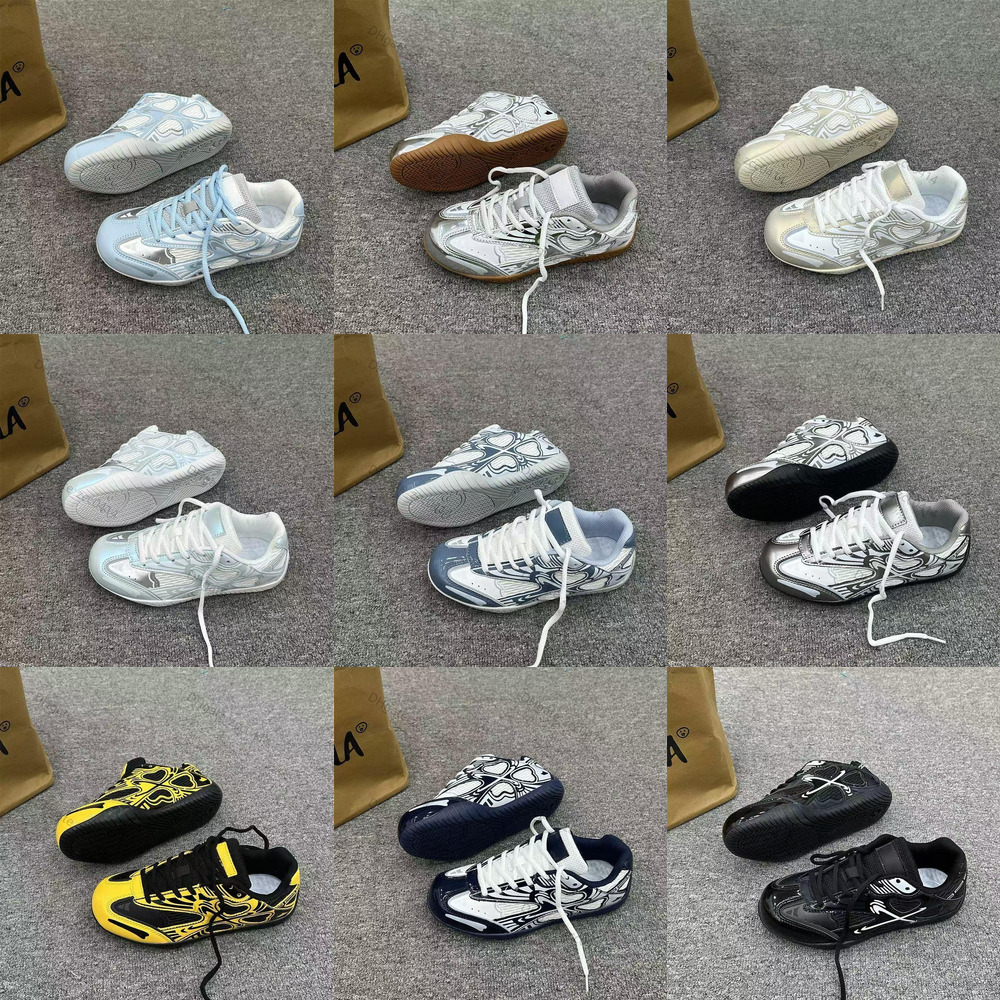 Designer Casual Shoes For Men Women Fashion Low Flats Sneakers Canvas Leather Sneaker Yellow White Fog blue Black White Grey Outdoor Mens Trainers d