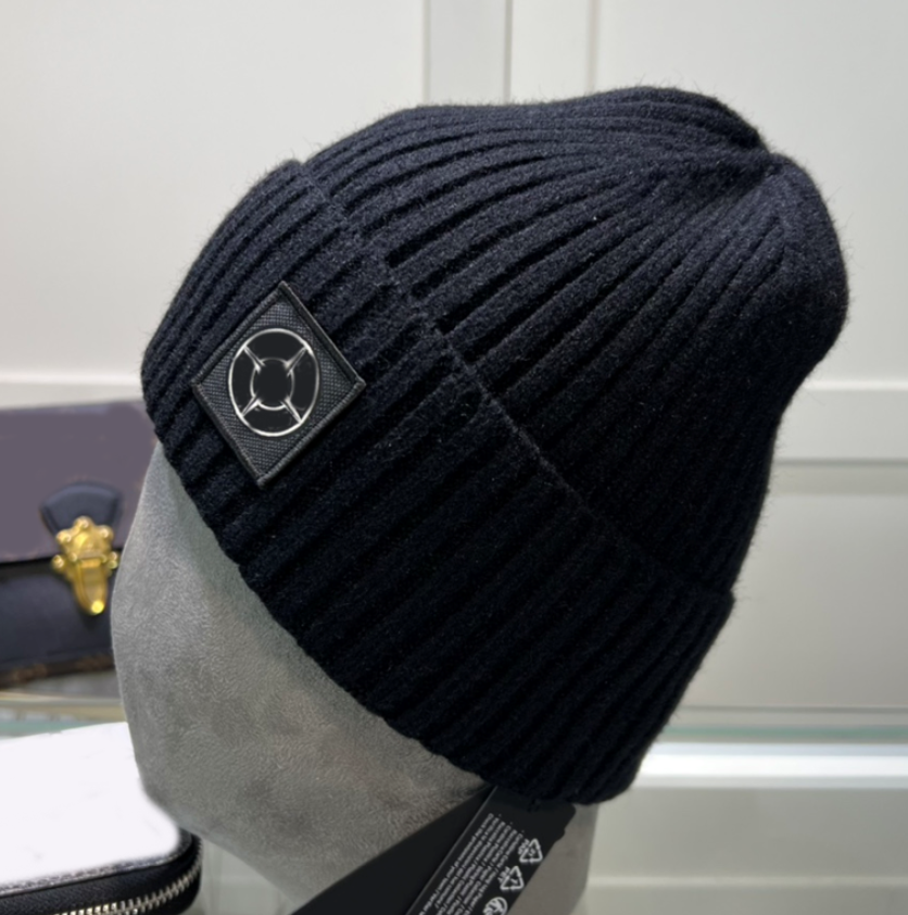 Winter Stone beanie women's Island knitted hat designer cashmere hat Casquette luxury men's warm ski hat high stretch fabric classic color
