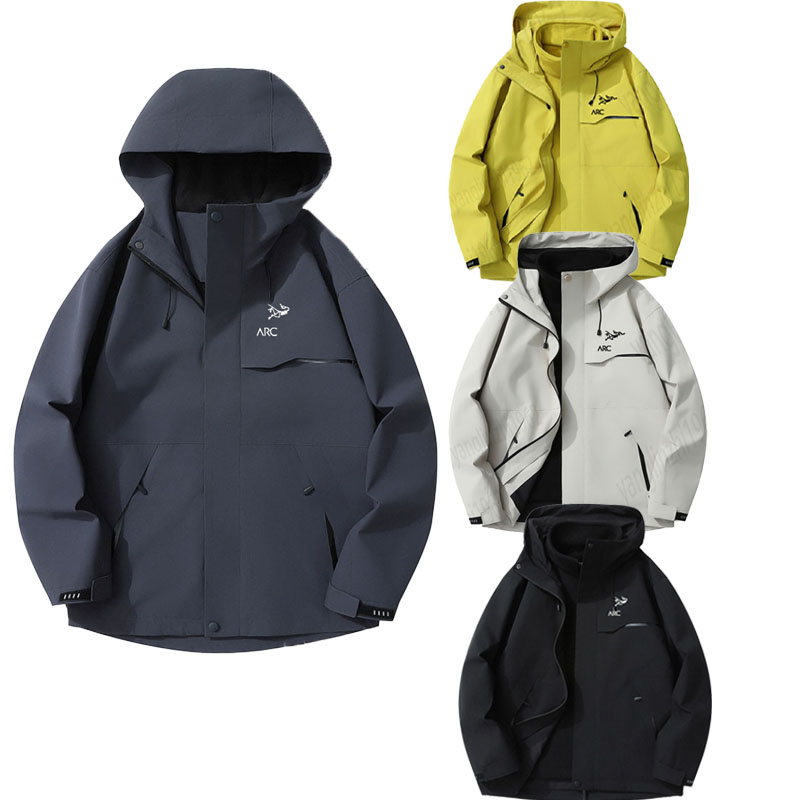 Designer Men Jacket Three Layer Outdoor zipper jackets Waterproof warm Jackets For sports Women Jacket Male Casual Lightweight Hiking