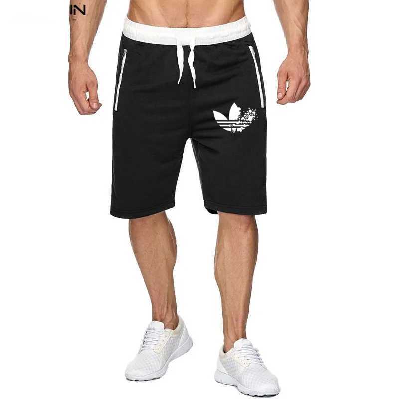 Men's Shorts New Summer Zip Pockets Sweatshorts Men Sportswear Short Breathable Short Brches Y250301Y7T4