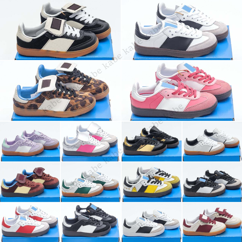 Designer Kids running Shoes Toddler Sneakers pink leopard black white Grey Boys Girls youth black children Trainers Baby Casual Walking Sneaker-image-986663951