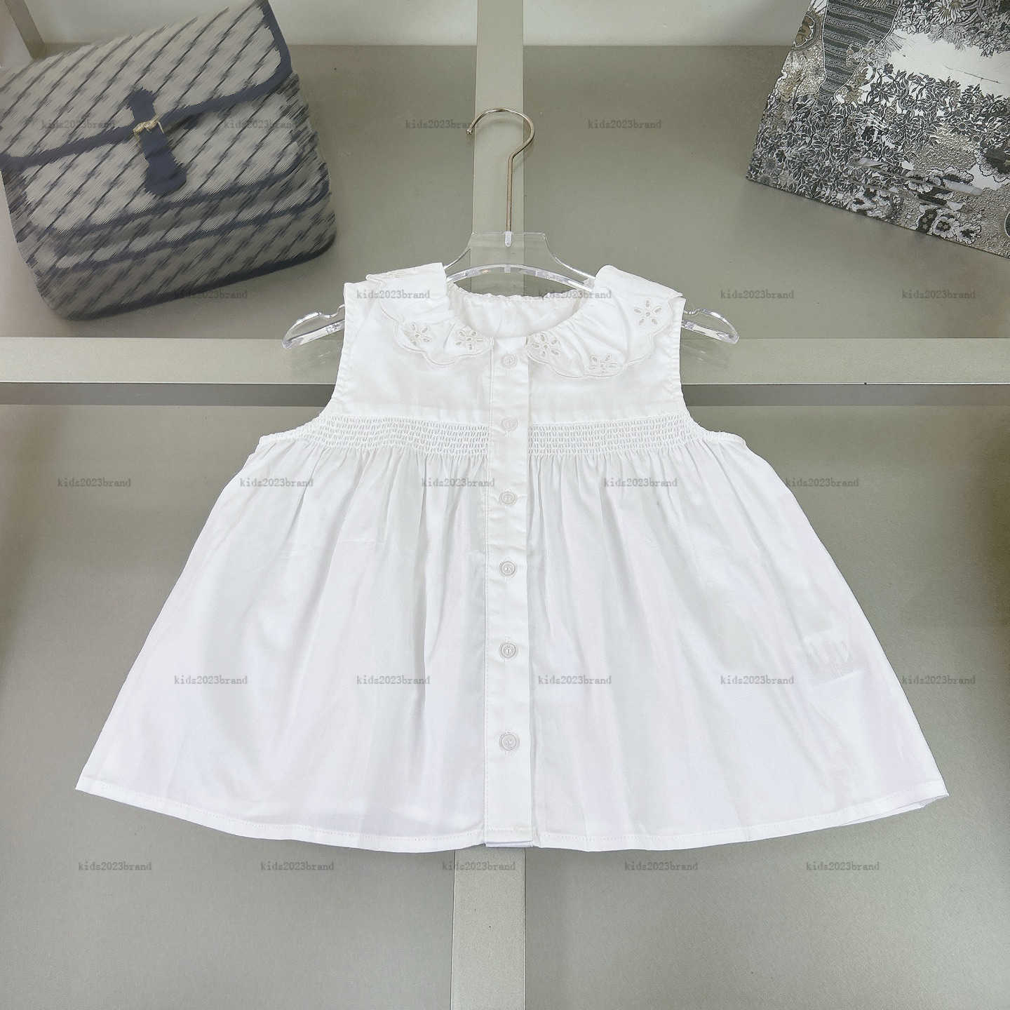 girls sleeveless dress Summer Round neck Princess dress kids designer clothes Various styles baby skirt A14X01N005-image-855648802