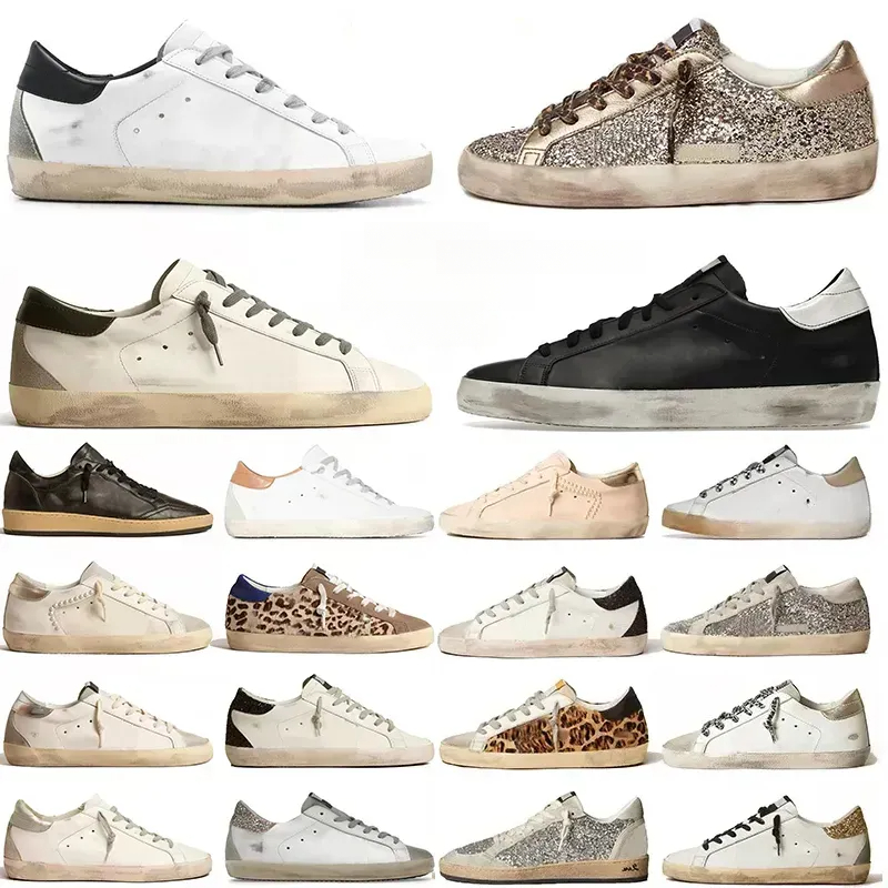 Designer Sneakers Running shoes Leather Shoes Loafers Vintage Ball Old Dirty Shoe star Women Men Black White Star Trainers Plate-forme Des Chaussure