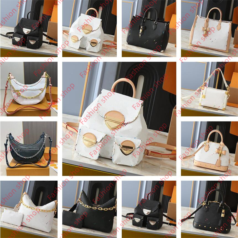 Designer Murakami Takashi bag women On TheGo handbag Side Trunk Venices backpack high quality Almas tote Croissant LOOP Half-moon wallet Coussins Ho