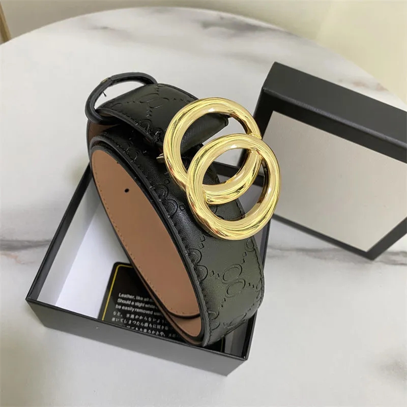 Ceinture de taille unisexe de couleur unie de créateur de luxe de 3,85 cm de largeur, ceinture en cuir décontractée à boucle lisse classique, cad