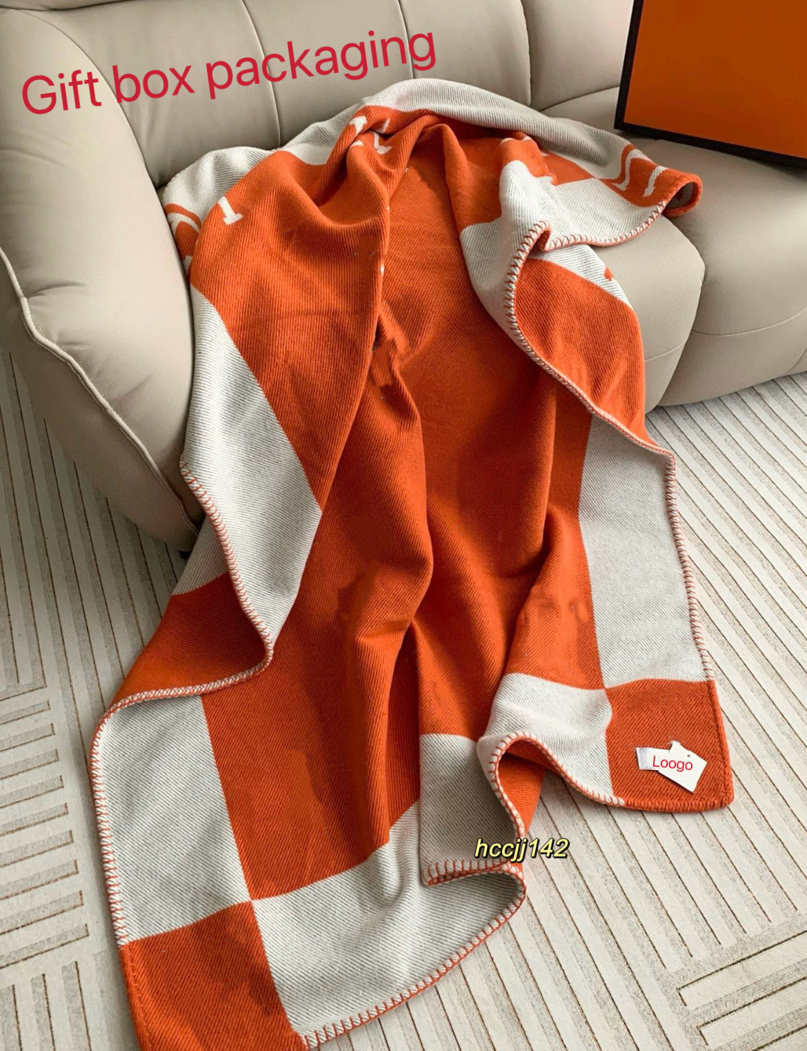 Blanket Letter cashmere Sofa Air conditioning flight cover Household bedding blanket warm best quality-image-1066249355