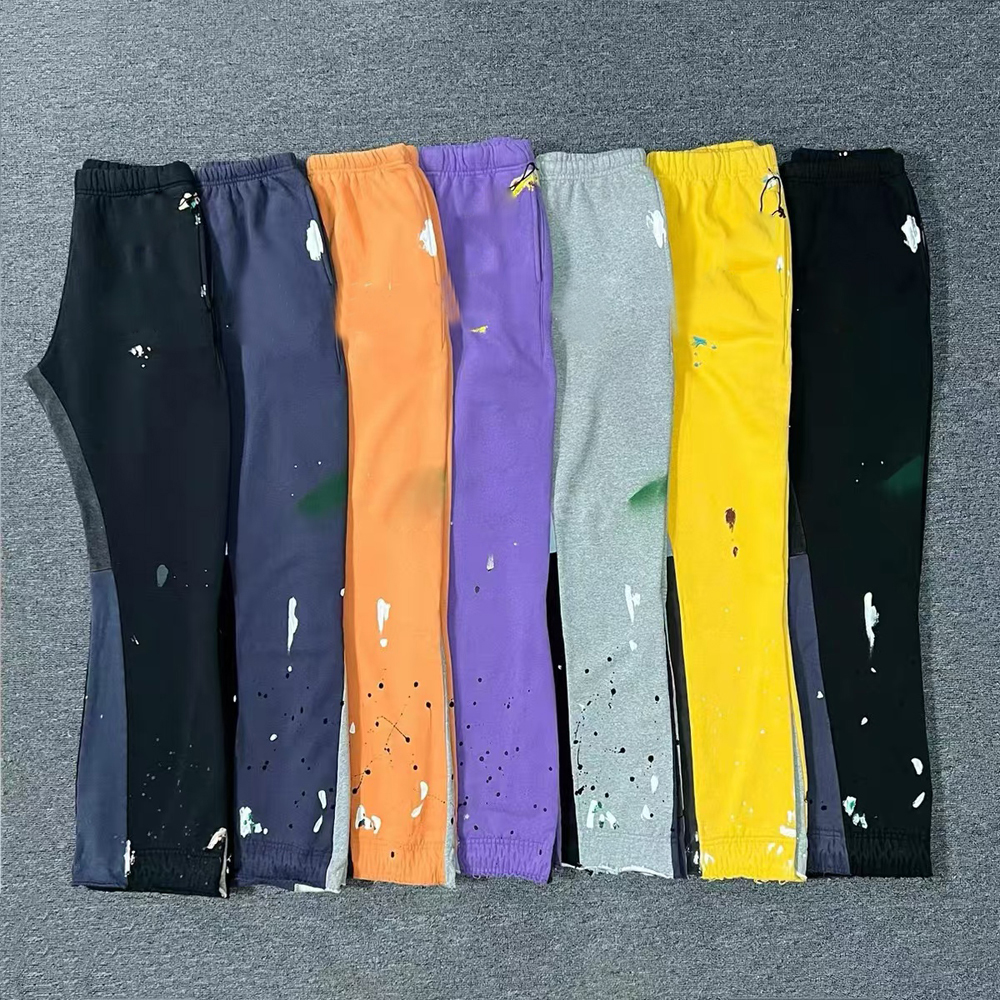 mens pants womens designer sweatpants flared joggers men pantalon sportswear trousers lovers grey cotton casual loose drawstring sweat pant for j-image-895310344