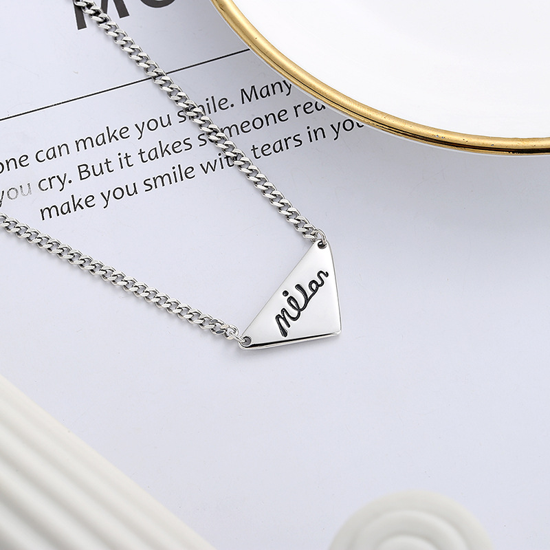 gold silver pendants necklace female stainless steel couple gold chain pendant jewelry on the neck gift for girlfriend accessories-image-846834072